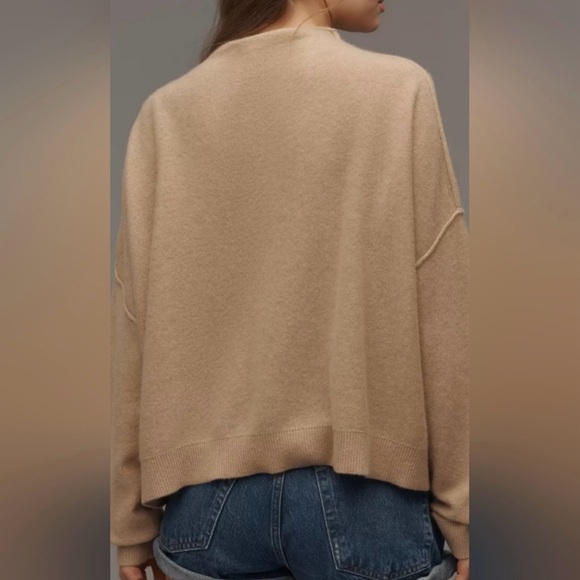 Anthropologie Pilcro The Alani 100% Cashmere Mock-Neck Sweater XS
Camel Boxy - Picture 2 of 5